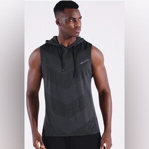 Neleus Hoodie Men's Medium Dri-Fit Sleeveless Workout Tank Top